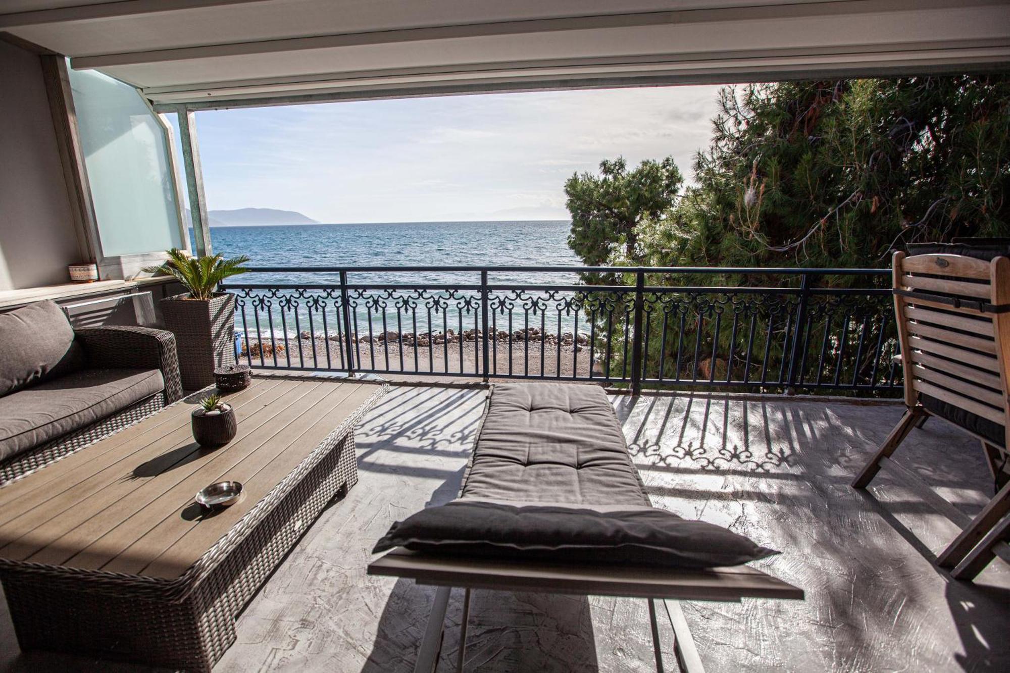 Kalafatis Beach Home Itea Rum bild